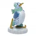 Ice Skating Penguin Blue 2.25 in L X 3 in H