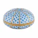 Sea Urchin Box Blue 1.5 in H X 2.5 in D