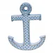 Anchor Blue 3.5 in L X 4.5 in W