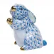 Pudgy Bunny Blue 1.5 in L X 2 in H