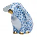 Sitting Lop Ear Bunny Blue 2 in L X 2 in H