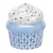 Cupcake Blue 1.25 in L X 1.5 in H