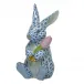 Blossom Bunny Blue 2.5 in L X 2.25 in W X 4.75 in H