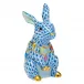 Bunny With Christmas Lights Blue 2 in L X 1.75 in W X 3.5 in H