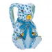 Bunny Ears Blue 1.5 in L X 1.25 in W X 2 in H