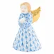 Petite Praying Angel Blue 1 in L X 1.25 in W X 2 in H