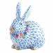 Flower Bunny Blue 2.75 in L X 1.75 in W X 3 in H