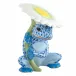 Flower Frog Blue 2.75 in L X 2.25 in W X 3.25 in H