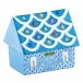 Cozy Gingerbread House Blue 3 in L X 2.25 in W X 2.5 in H