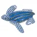 Young Leatherback Turtle Sapphire 3.75 in L X 0.75 in H