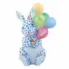 Balloon Bunny Sapphire 2.25 in L X 3 in W X 4.5 in H