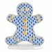 Gingerbread Man Sapphire 2.75 in L X 1.25 in W X 3.25 in H