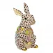 Bunny With Christmas Lights Chocolate 2 in L X 1.75 in W X 3.5 in H