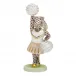 Cheerleader Bunny Chocolate 2.25 in L X 1.5 in W X 4.75 in H