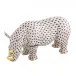 Standing Rhinoceros Chocolate 6.5 in L X 2.75 in W X 3.25 in H