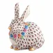 Flower Bunny Chocolate 2.75 in L X 1.75 in W X 3 in H