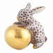 Bunny With Egg Chocolate 2.5 in L X 1.75 in W X 2.25 in H