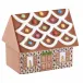 Cozy Gingerbread House Chocolate 3 in L X 2.25 in W X 2.5 in H