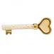 Key To My Heart Butterscotch 3.5 in L X 1.25 in W