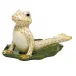 Yoga Frog in Cobra Pose Butterscotch 3.5 in L X 2.25 in H