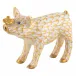 Pig With Butterfly Butterscotch 2.5 in L X 1 in W X 2 in H