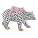 Bear And Baby Black/Pink 5.25 in L X 2.25 in W X 3.25 in H