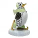 Ice Skating Penguin Black 2.25 in L X 3 in H