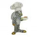 Chef Bunny Black 1.75 in L X 3.25 in H