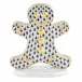 Gingerbread Man Black 2.75 in L X 1.25 in W X 3.25 in H