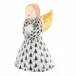 Petite Praying Angel Black 1 in L X 1.25 in W X 2 in H