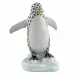 Waddling Penguin Black 2.5 in L X 2.5 in W X 3.5 in H