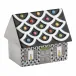 Cozy Gingerbread House Black 3 in L X 2.25 in W X 2.5 in H