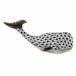 Sperm Whale Black 3.75 in L X 1.25 in W X 2 in H