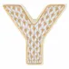 Letter Y Gold