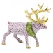 Holiday Reindeer Raspberry 6.5 in L X 5.75 in H