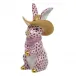 Cowboy Bunny Raspberry 2 in L X 2 in W X 3.5 in H
