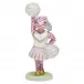 Cheerleader Bunny Raspberry 2.25 in L X 1.5 in W X 4.75 in H