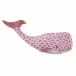 Sperm Whale Raspberry 3.75 in L X 1.25 in W X 2 in H