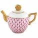 Teapot Raspberry 3.5 in L X 2.25 in W X 2.5 in H