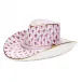 Cowboy Hat Raspberry 3.25 in L X 1.25 in H