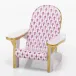 Adirondack Chair Raspberry 3 in L X 2.75 in H