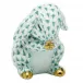 Praying Bunny Green 1.75 in L X 2 in H