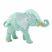 Roaming Elephant Green 6.25 in L X 2.75 in W X 4.25 in H