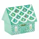 Cozy Gingerbread House Green 3 in L X 2.25 in W X 2.5 in H