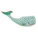 Sperm Whale Green 3.75 in L X 1.25 in W X 2 in H