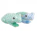 Pair Of Frogs Green/Blue 2.5 in L X 2.25 in W X 1.25 in H