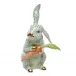 Large Bunny With Carrot Key Lime 7.75 in H