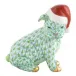 Santa Puppy Key Lime 2.25 in L X 1.5 in W X 2.5 in H