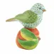Bird On Peach Key Lime 3 in L X 1.75 in W X 3.25 in H