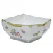 Queen Victoria Multicolor Large Square Bowl 8 in L X 4 in H